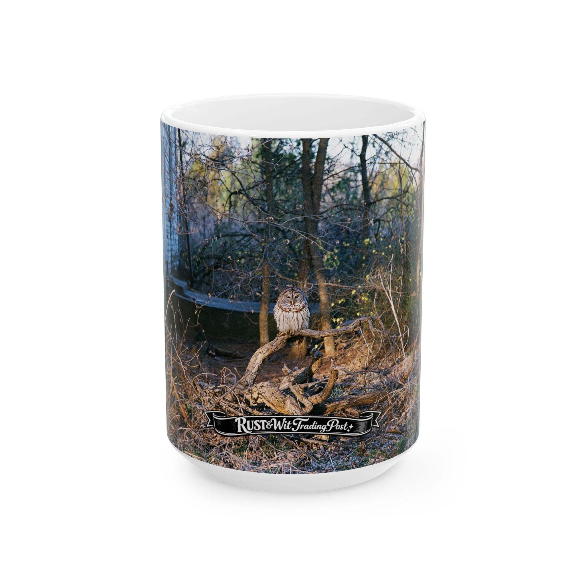 Woodland Owl Photo Mug | Ceramic Mug