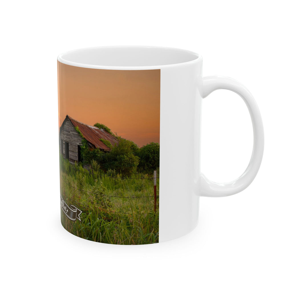 Oklahoma Country Field with Barn Mug