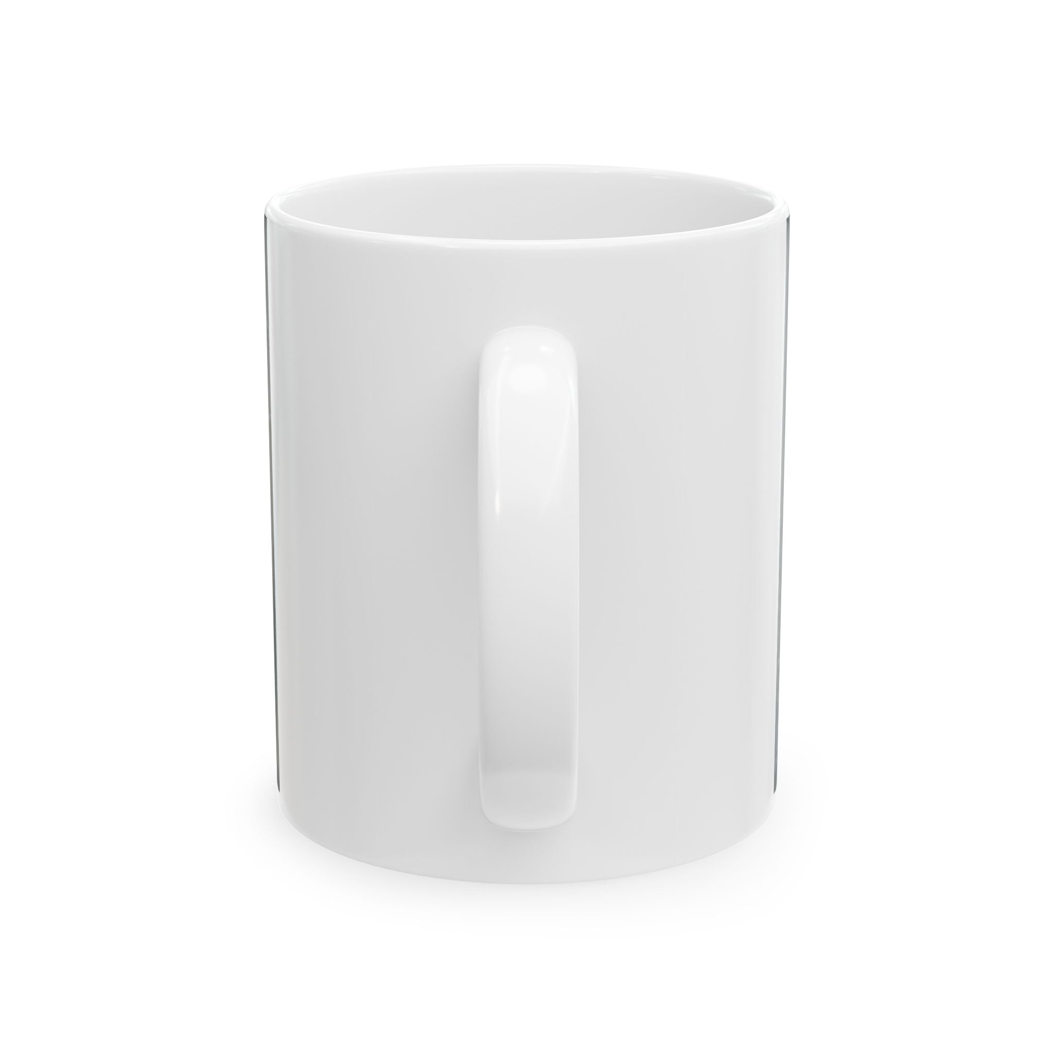 Vintage Rusty VW Bus Photo Mug | Black and White Camper Van Coffee Cup