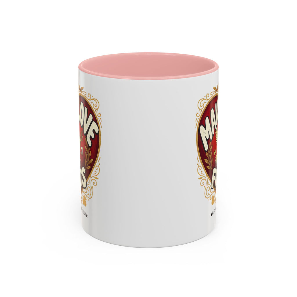 Make Love Not Farts — Funny Retro Heart Graphic Coffee Mug (11oz & 15oz)