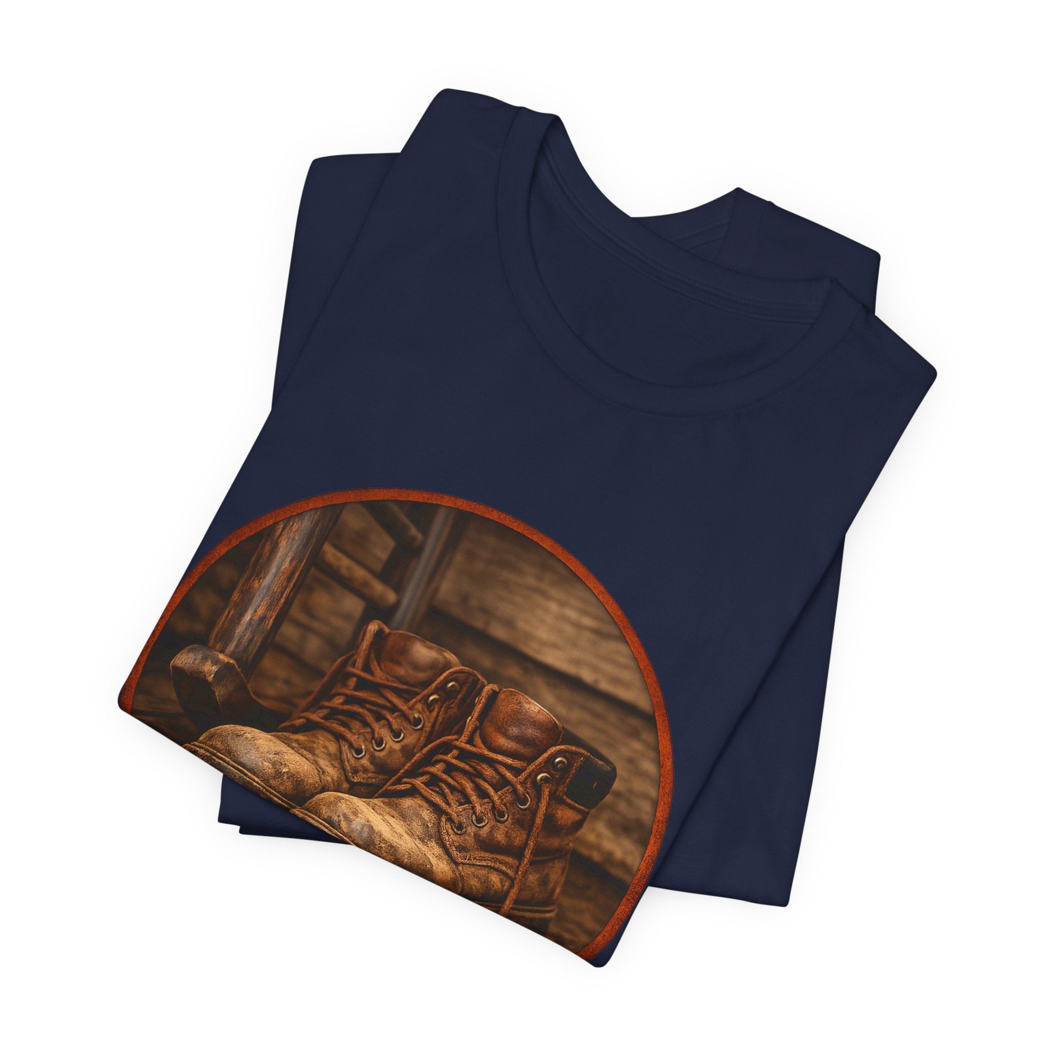 Vintage Boots Graphic Tee — "Walk Your Own Path" Inspirational T‑Shirt