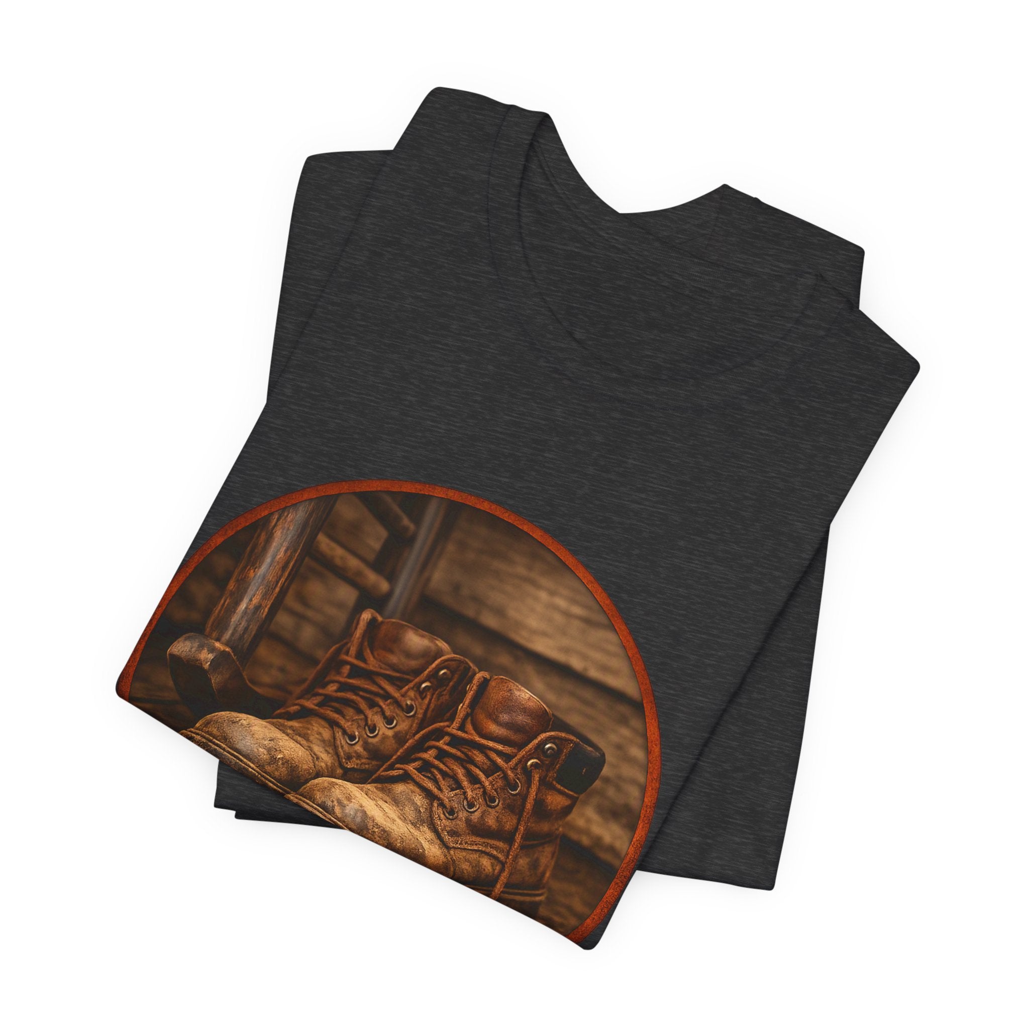 Vintage Boots Graphic Tee — "Walk Your Own Path" Inspirational T‑Shirt