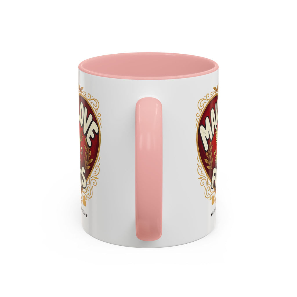 Make Love Not Farts — Funny Retro Heart Graphic Coffee Mug (11oz & 15oz)