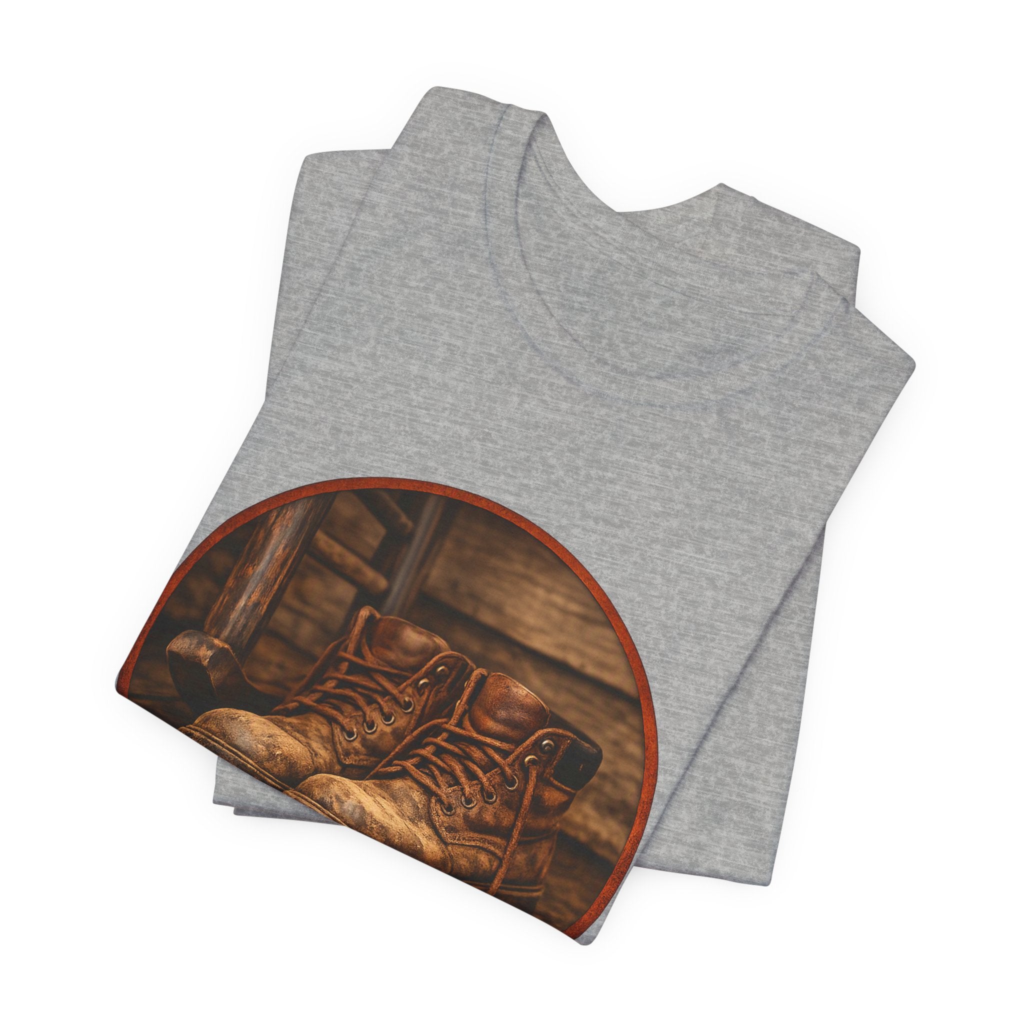 Vintage Boots Graphic Tee — "Walk Your Own Path" Inspirational T‑Shirt