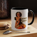 Don't Make Me Unfriend You — Funny Retro Pinup Humor Coffee Mug (11oz & 15oz)