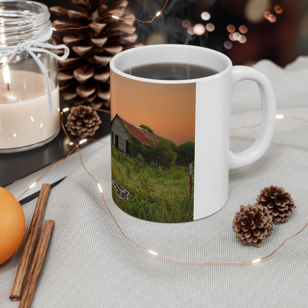 Oklahoma Country Field with Barn Mug
