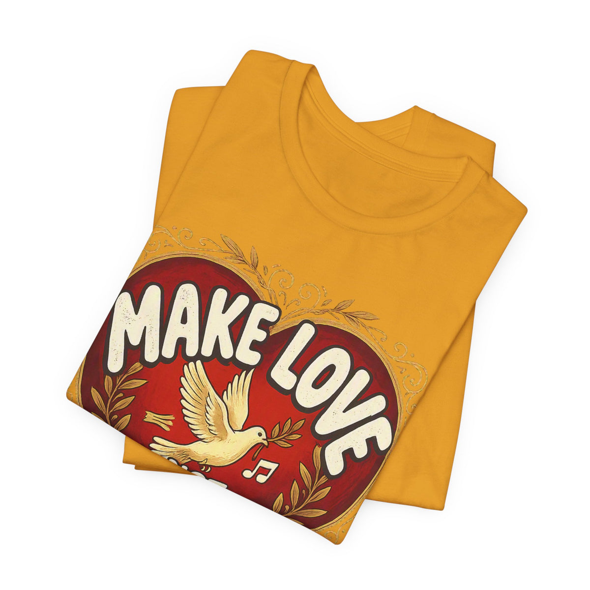 Make Love Not Farts — Funny Retro Heart Graphic Unisex Tee