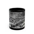Forest Roots Path Mug | Black Ceramic Coffee Mug