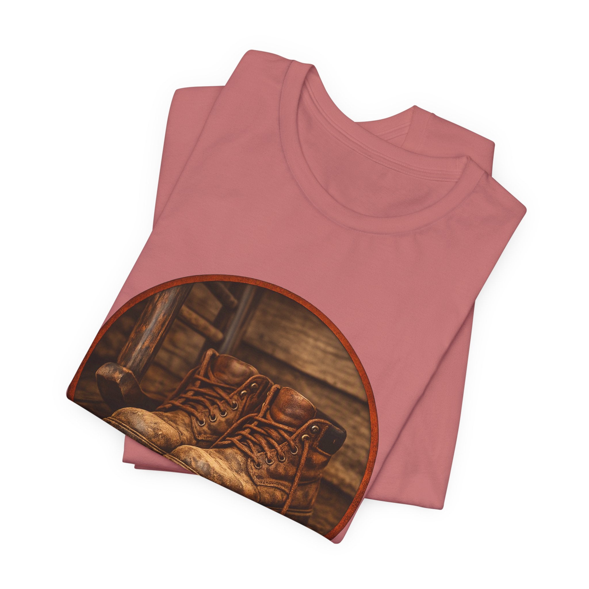 Vintage Boots Graphic Tee — "Walk Your Own Path" Inspirational T‑Shirt