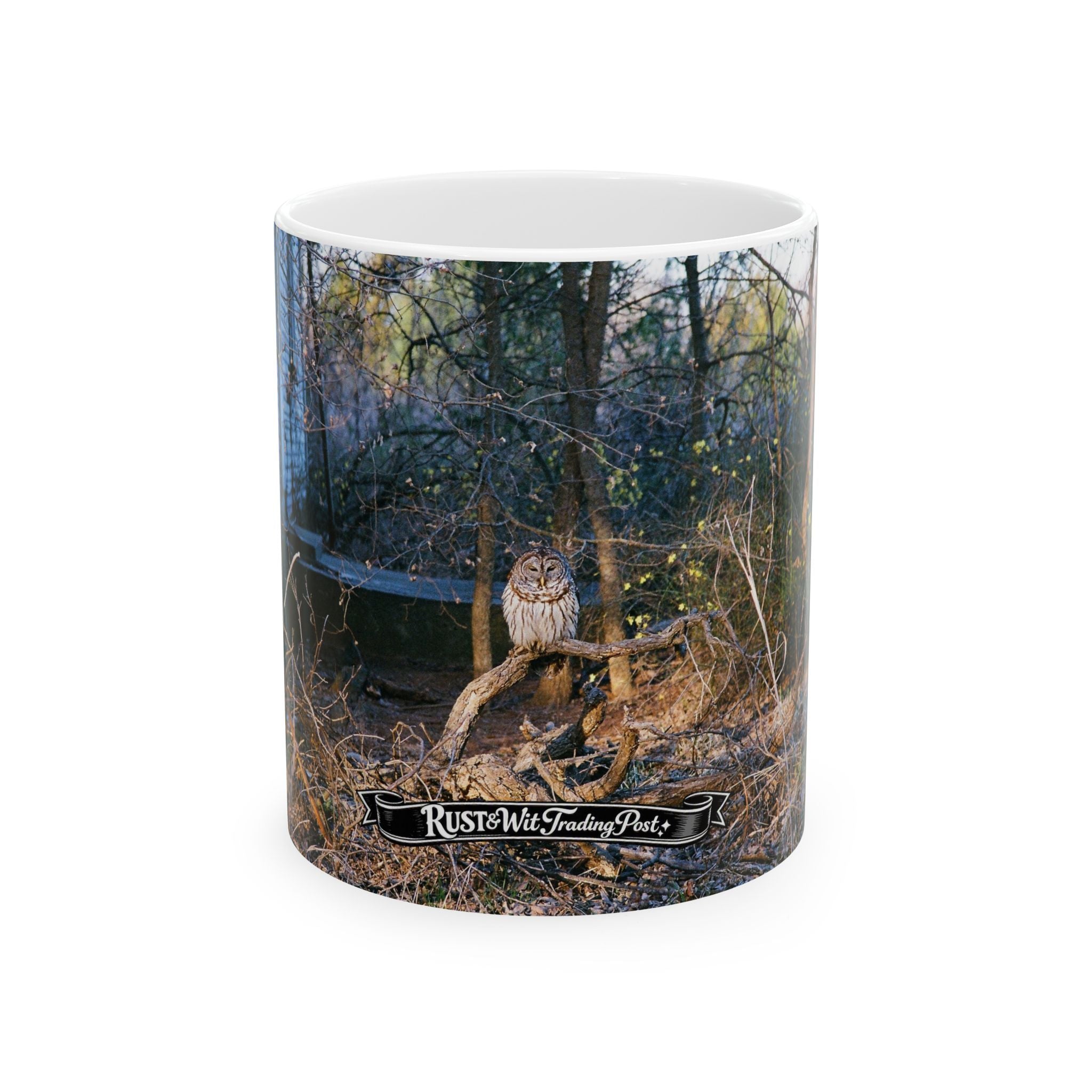 Woodland Owl Photo Mug | Ceramic Mug