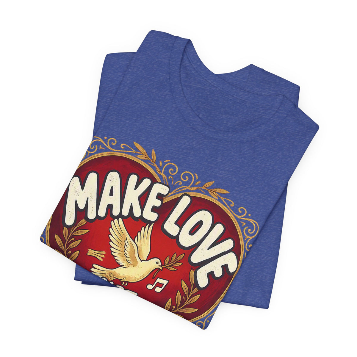 Make Love Not Farts — Funny Retro Heart Graphic Unisex Tee