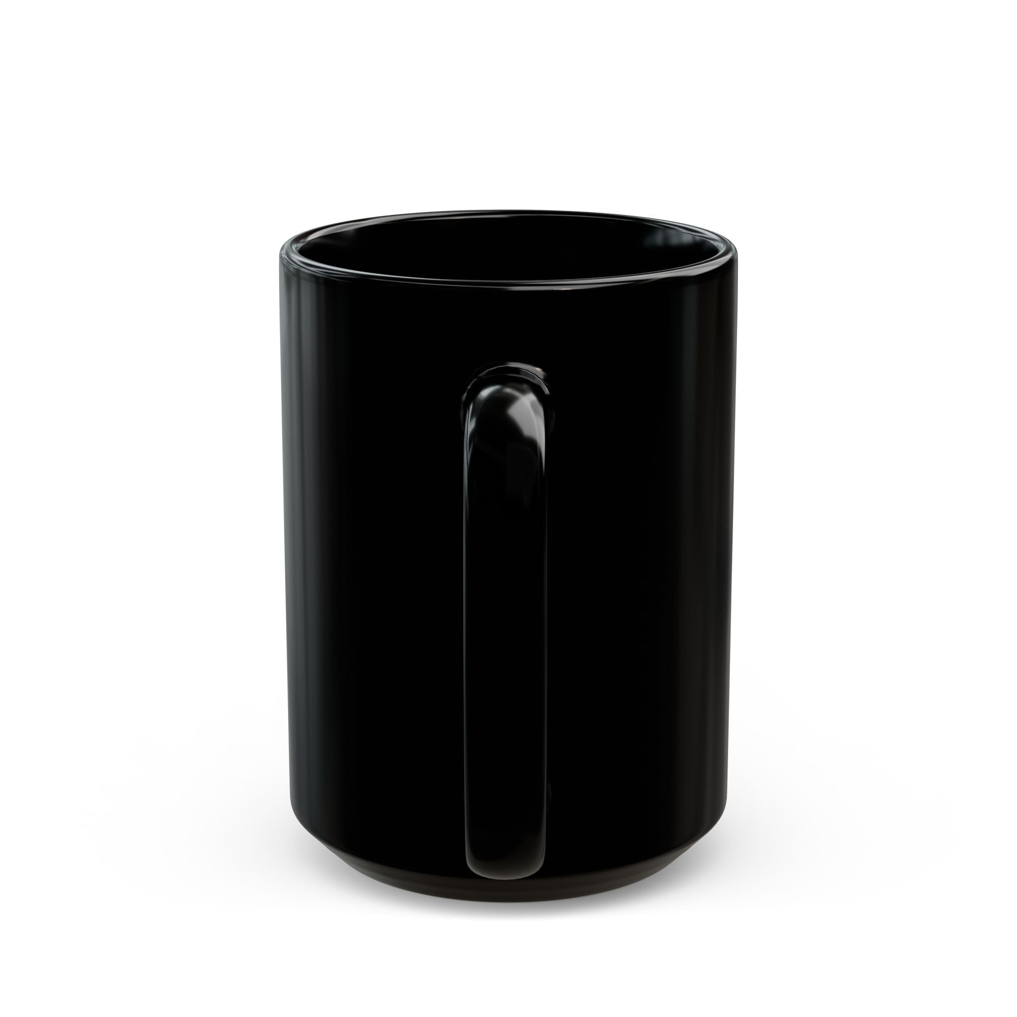 Forest Roots Path Mug | Black Ceramic Coffee Mug