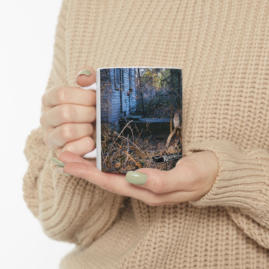 Woodland Owl Photo Mug | Ceramic Mug