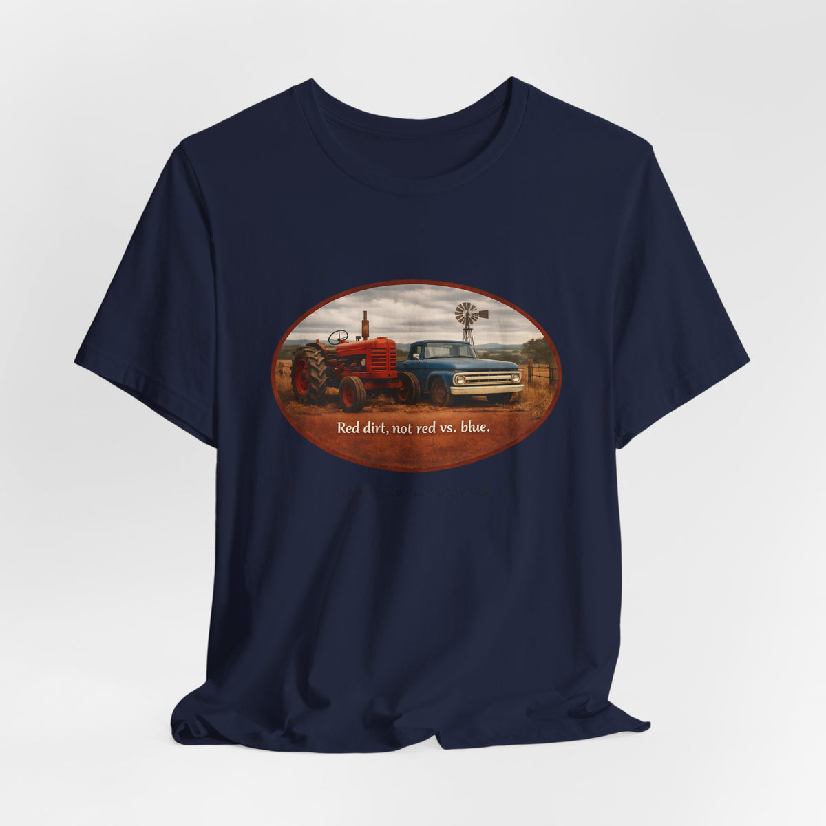 Red Dirt Not Red vs Blue — Country Unity Patriotic Unisex Graphic Tee