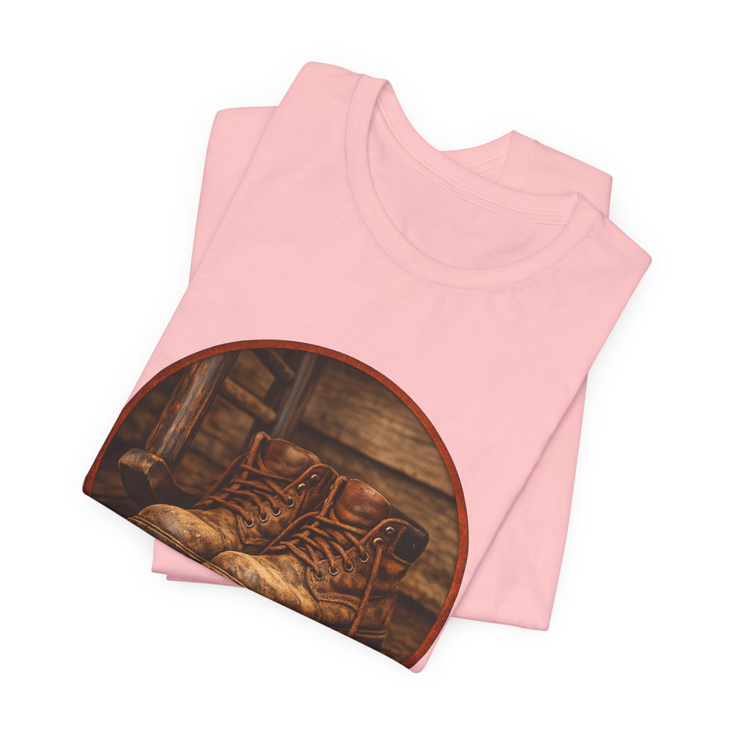 Vintage Boots Graphic Tee — "Walk Your Own Path" Inspirational T‑Shirt