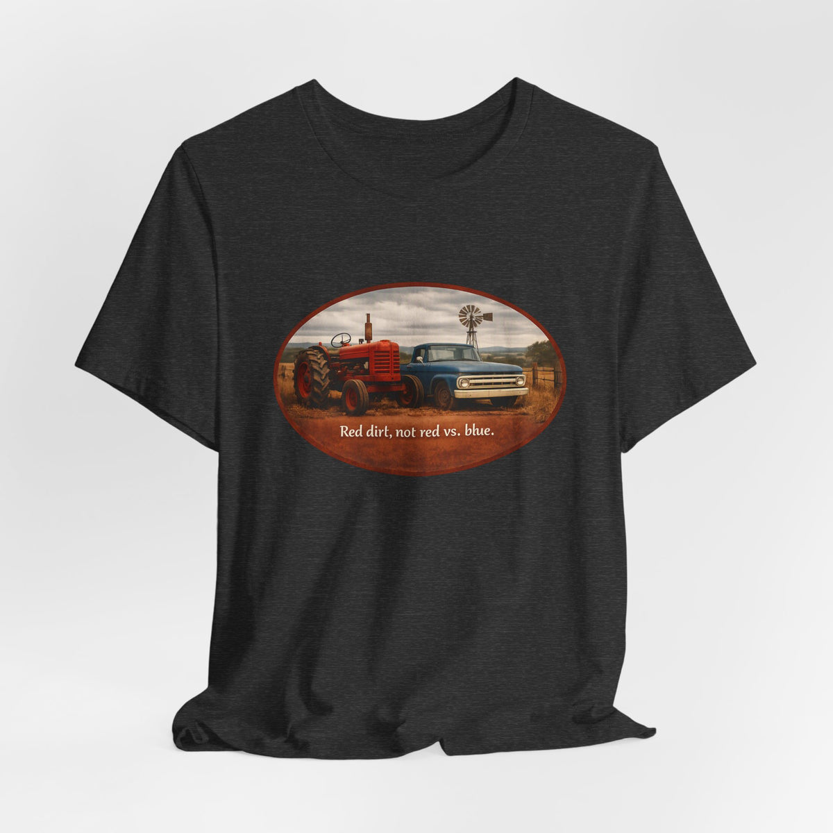 Red Dirt Not Red vs Blue — Country Unity Patriotic Unisex Graphic Tee